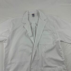 Classic White Lab Coat-- Dickies Brand--Size Medium